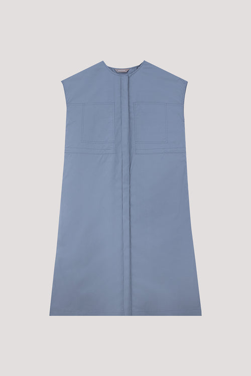 Patch Pockets Detailed Dress