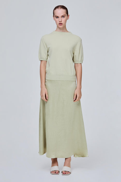 Mock Neck Basic Knit