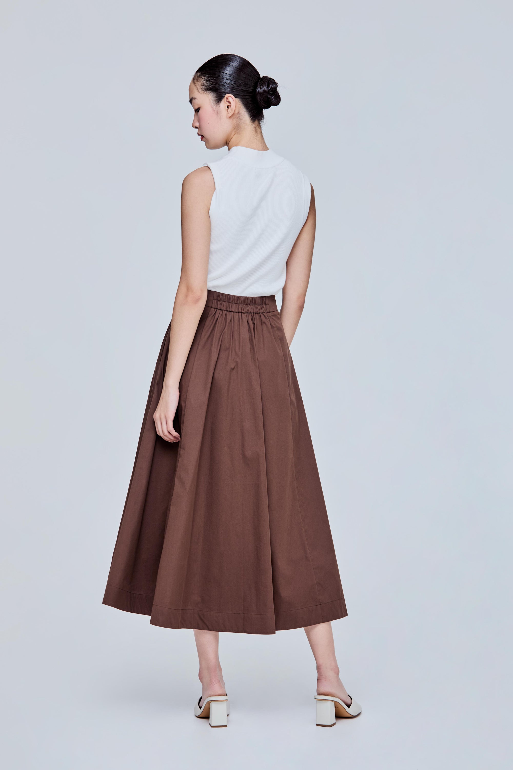 Cotton Flare Skirt