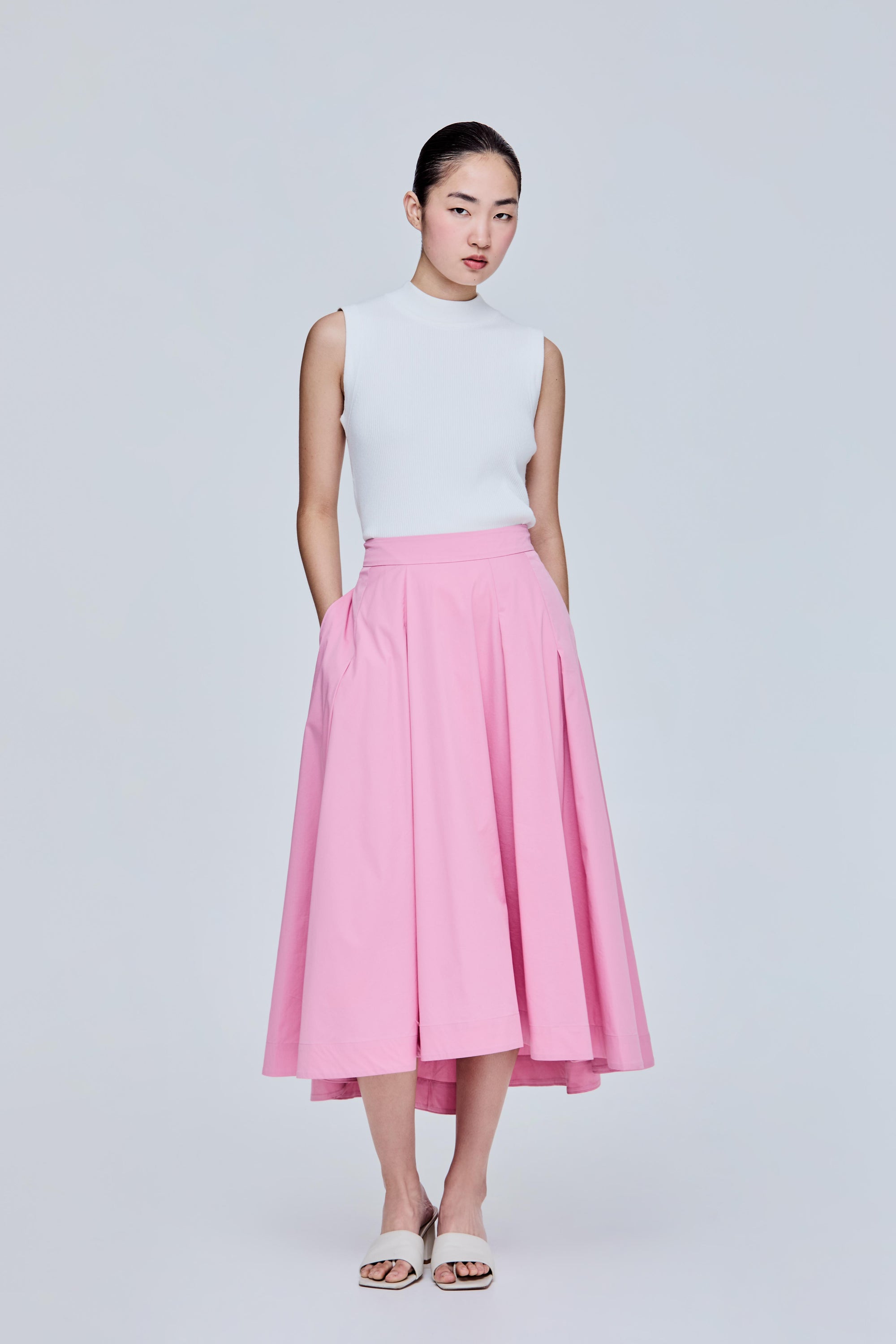 Cotton Flare Skirt