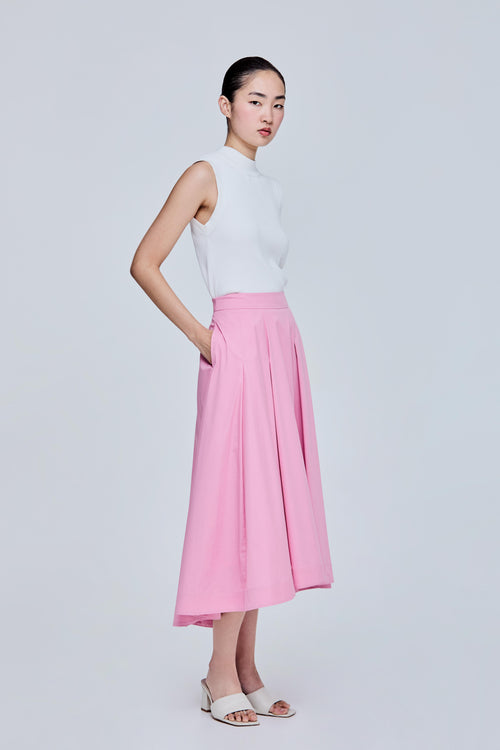 Cotton Flare Skirt