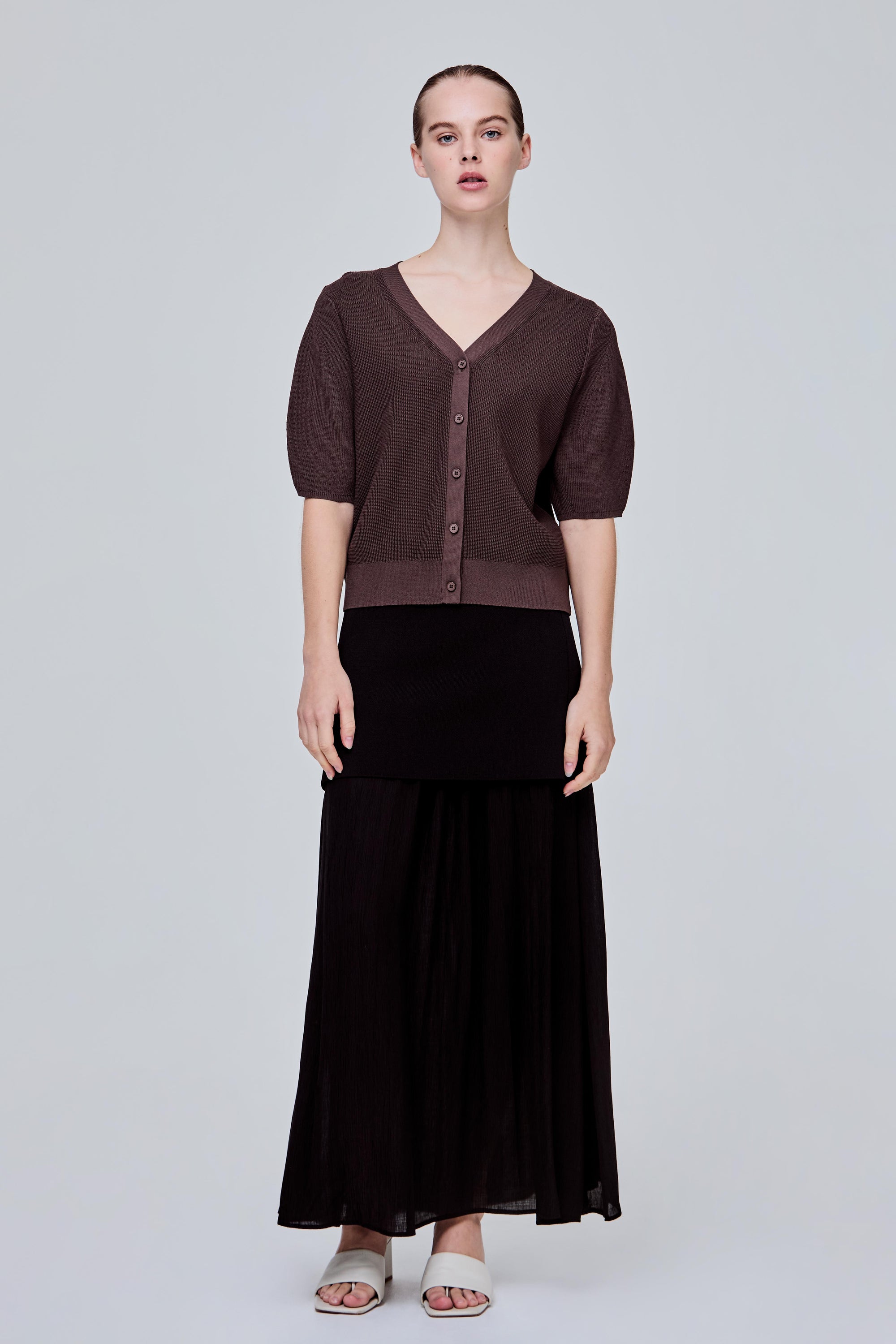 Puff Sleeved Cardigan