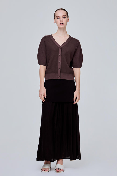 Puff Sleeved Cardigan