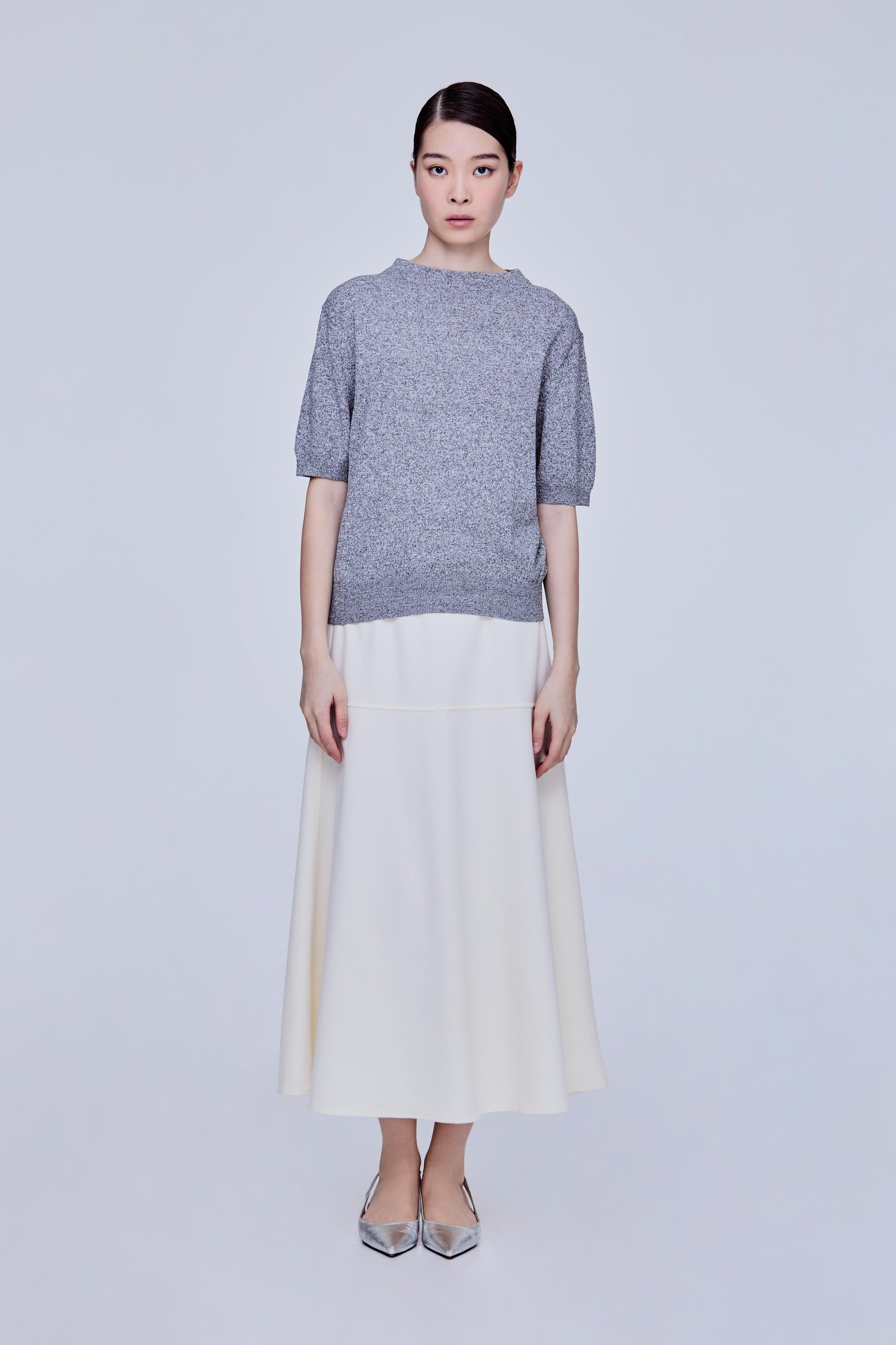 Mock Neck Basic Knit