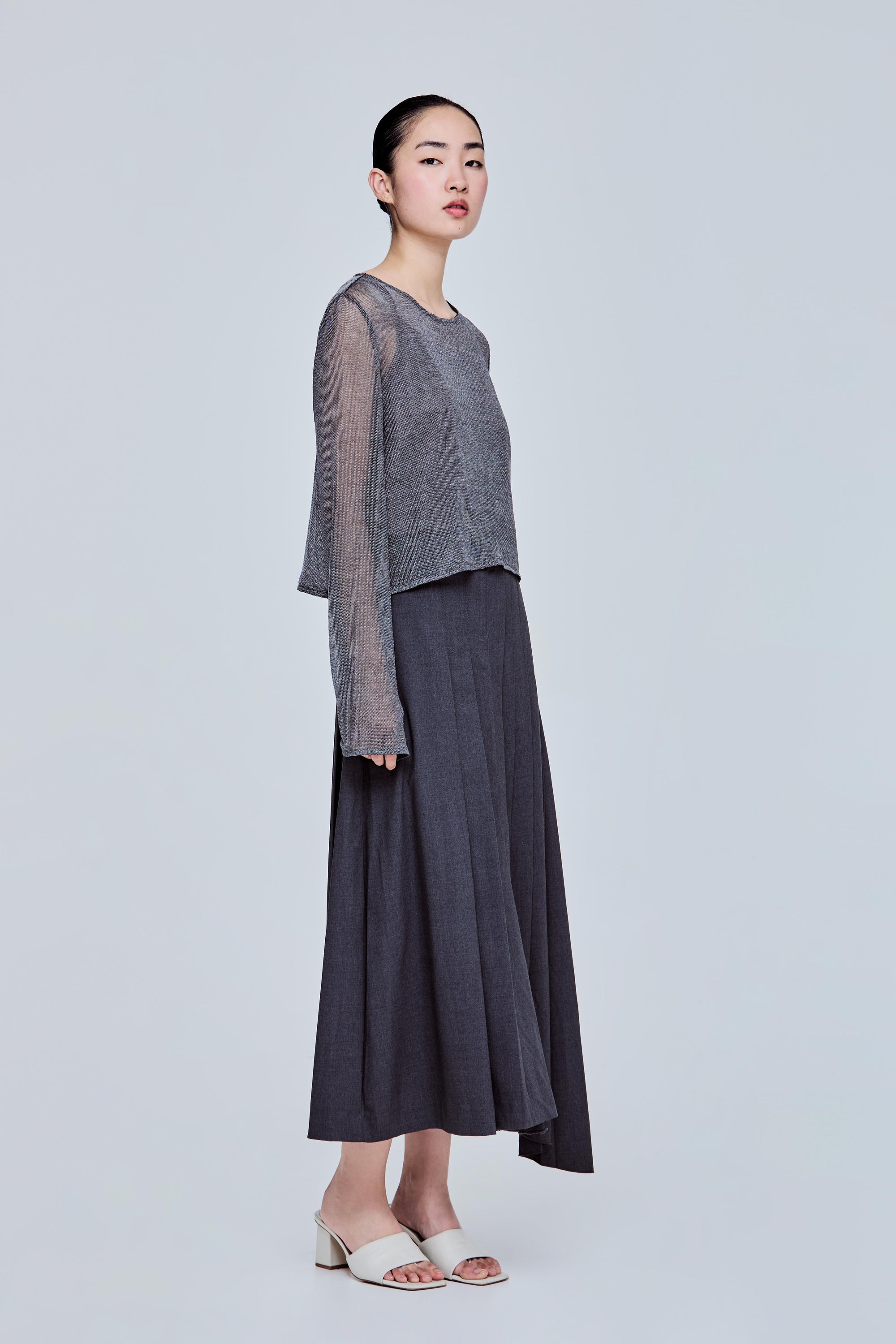 Loose Fit Mesh Top