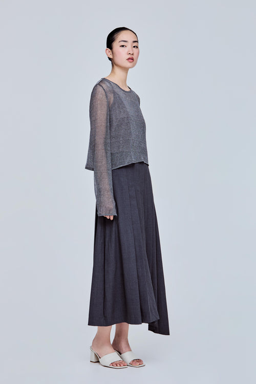 Loose Fit Mesh Top