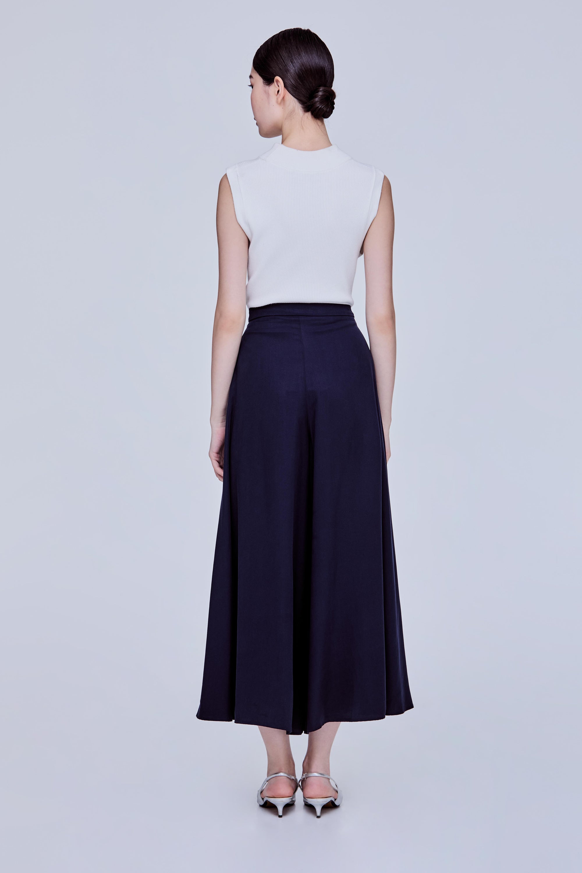 Wide Leg Soft Drape Culottes