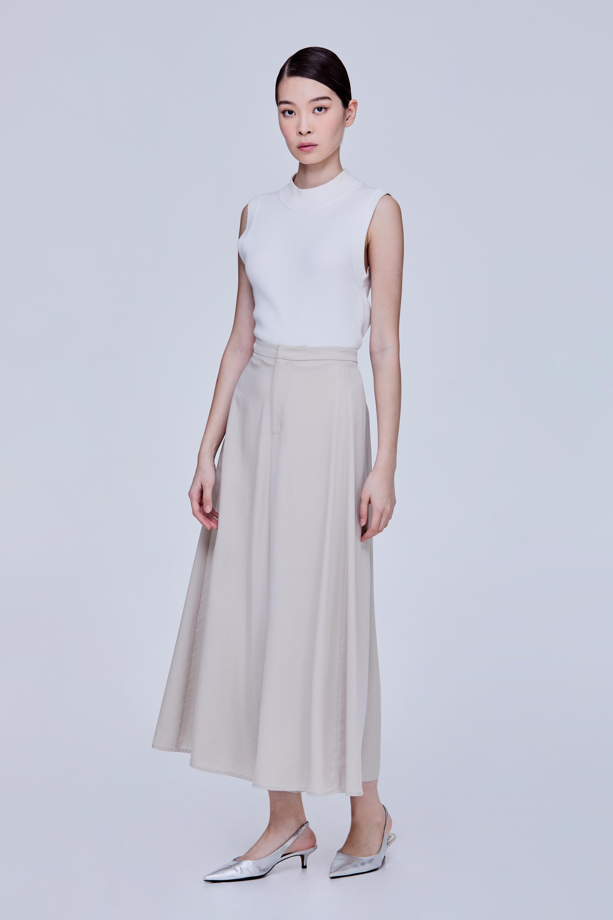 Wide Leg Soft Drape Culottes