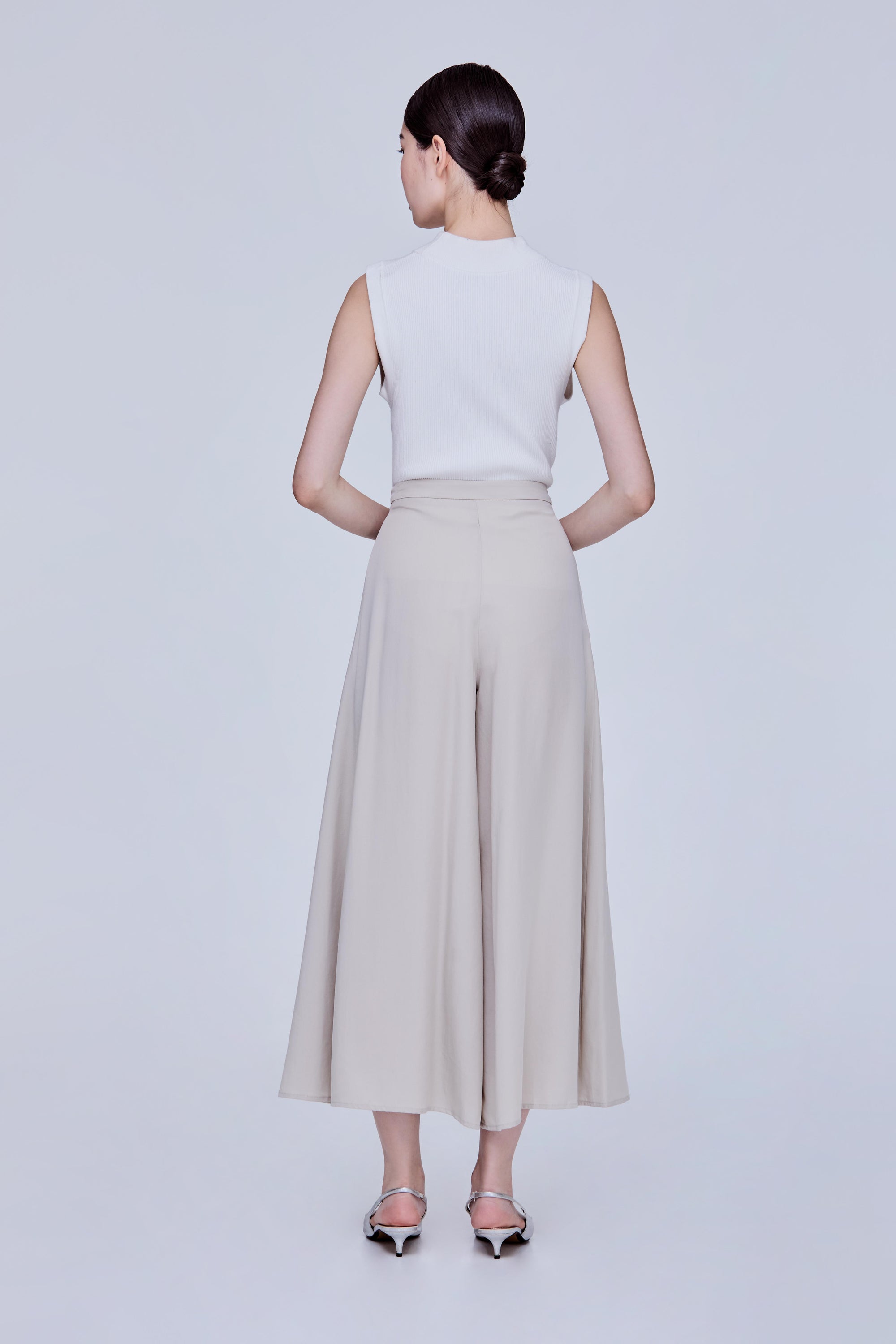 Wide Leg Soft Drape Culottes
