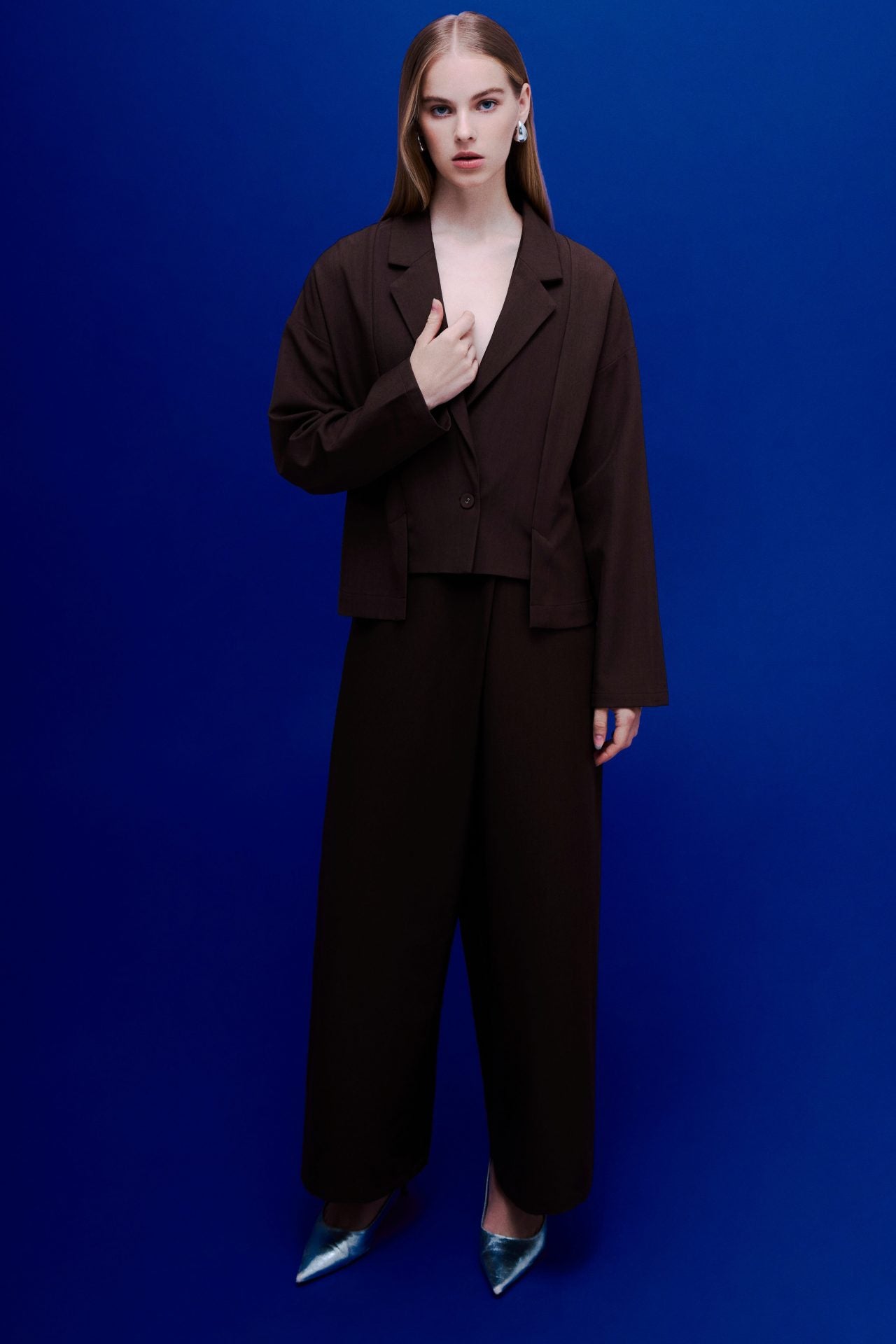 Boxy Asymmetrical Hem Jacket – SANS & SANS Malaysia
