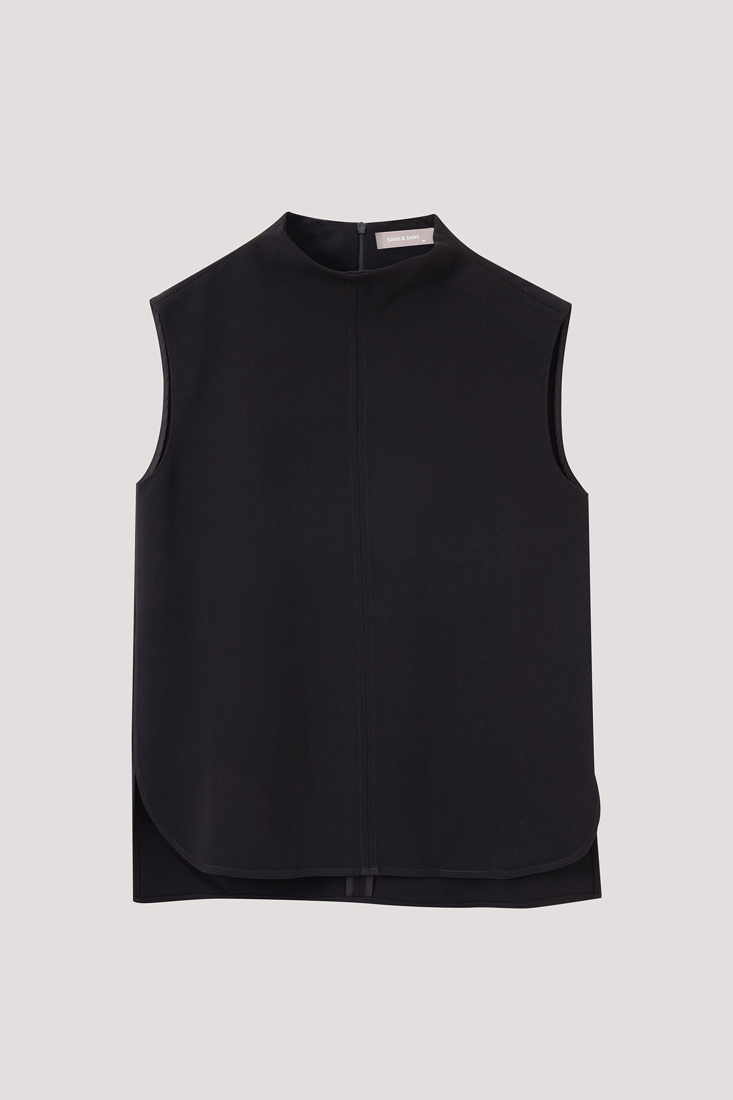 Mock Neck Sleeveless Top