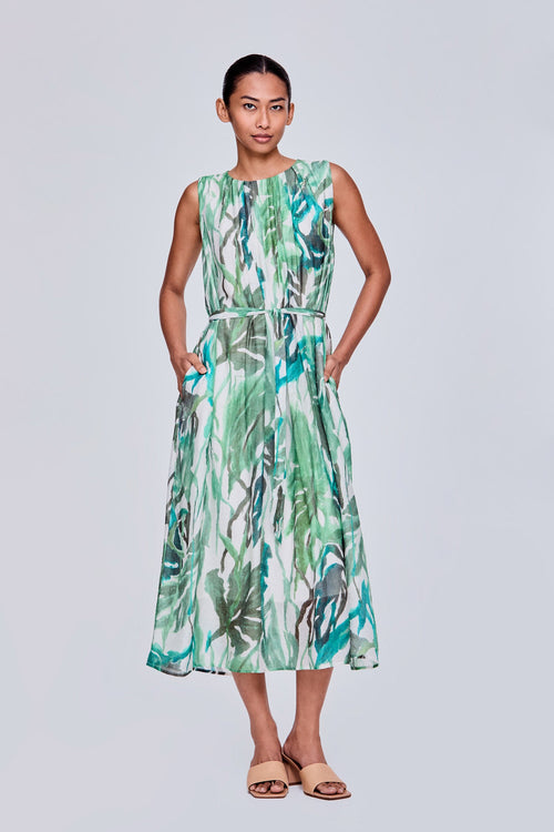 color:GREEN FLORAL