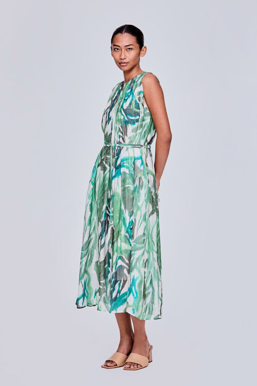 color:GREEN FLORAL