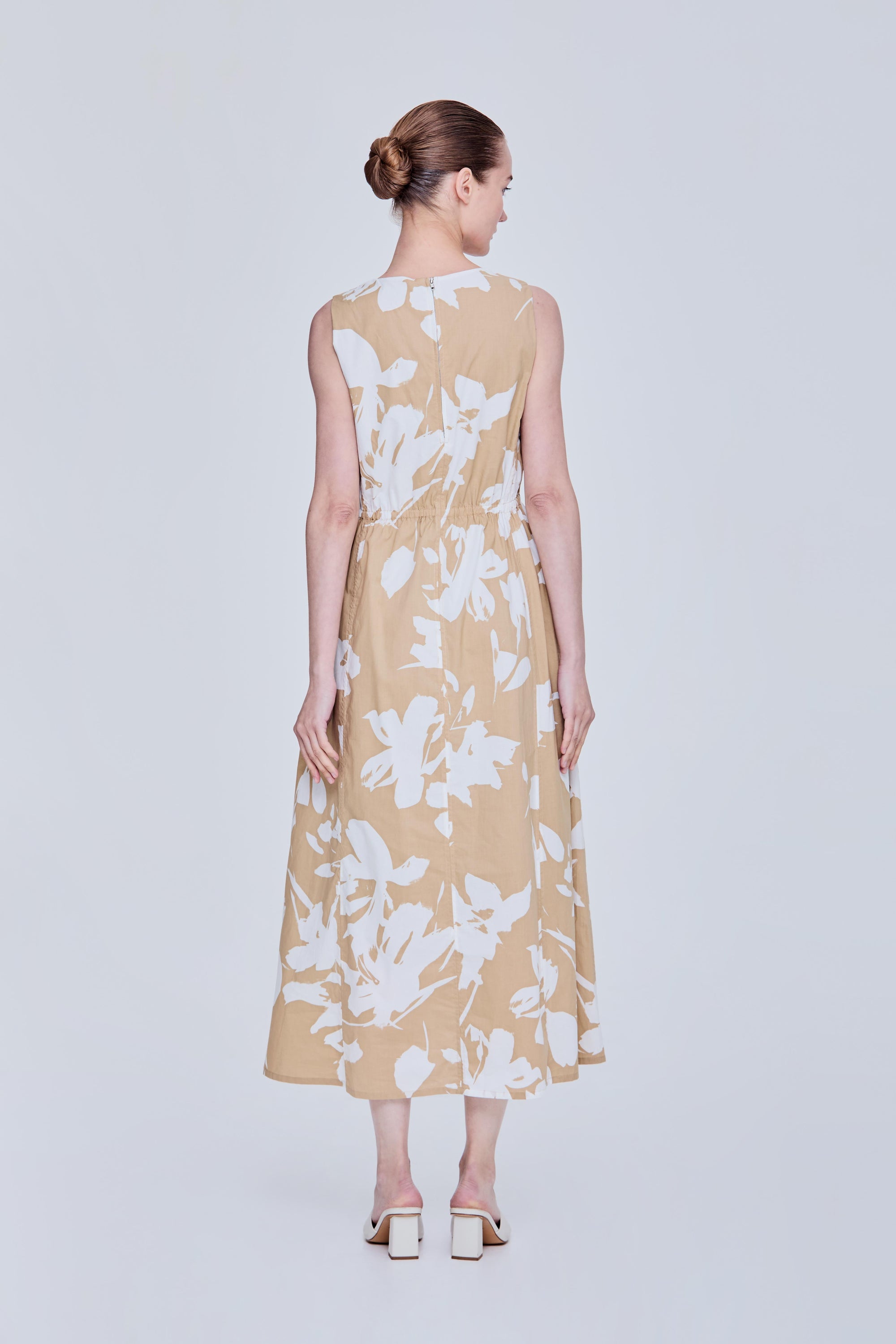 color:KHAKI FLORAL