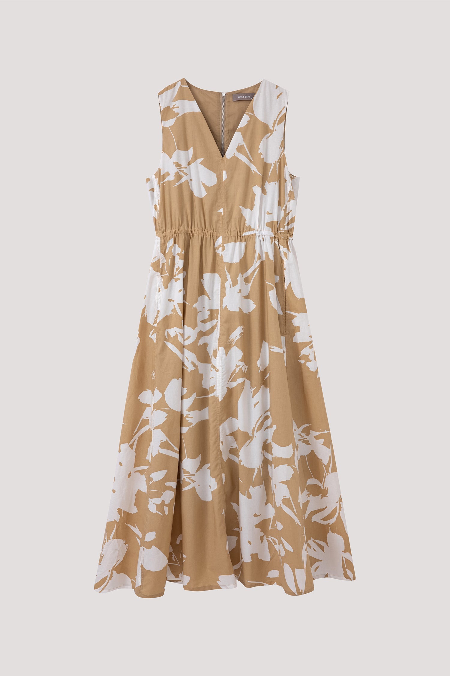 color:KHAKI FLORAL