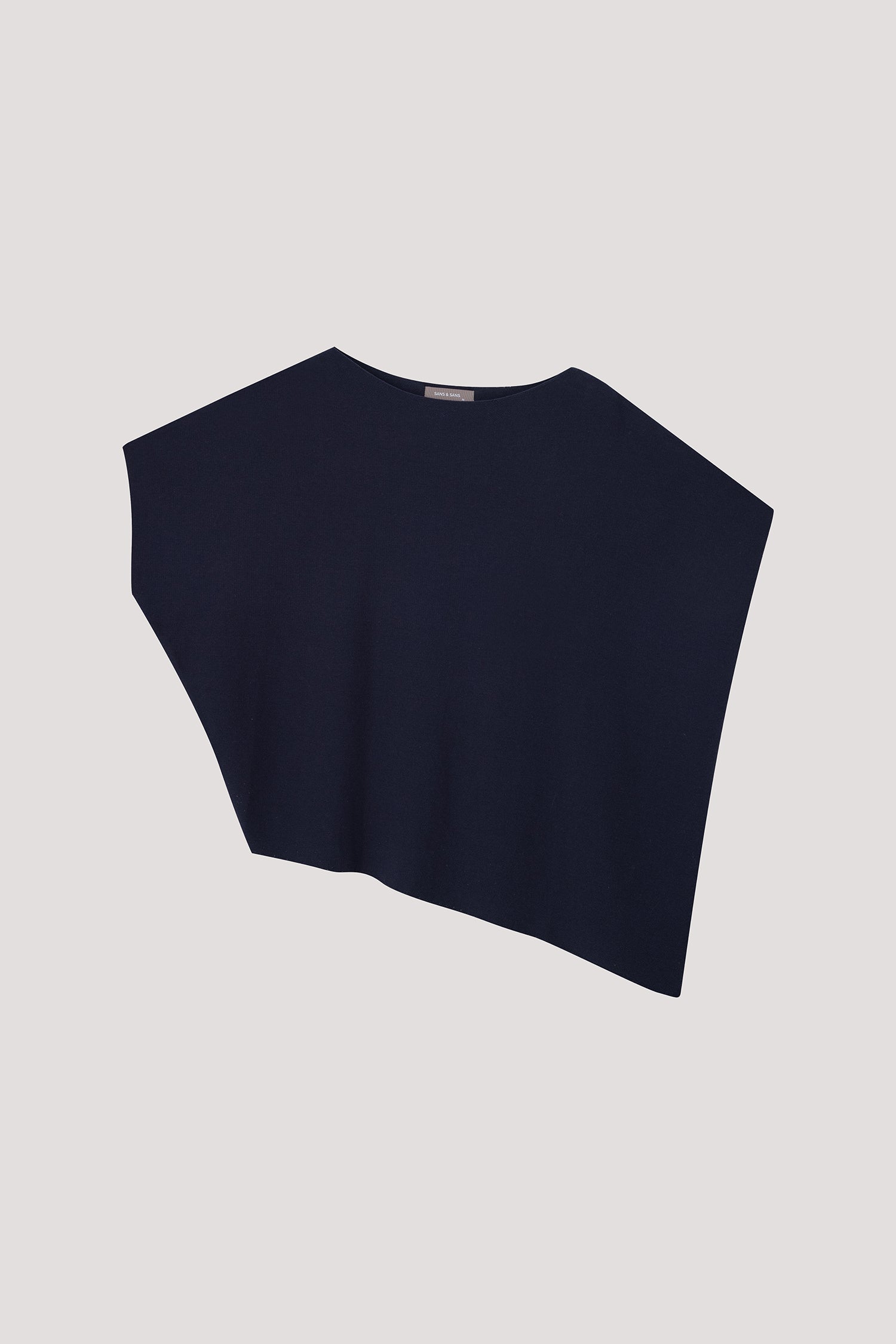 Asymmetrical Hem Magyar Sleeve Knit