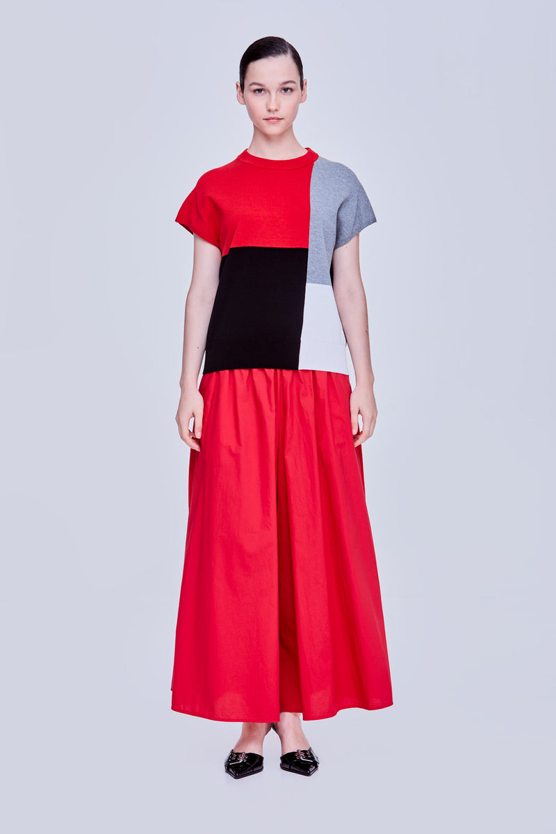 Contrast Color Blocks Knit – SANS & SANS Malaysia