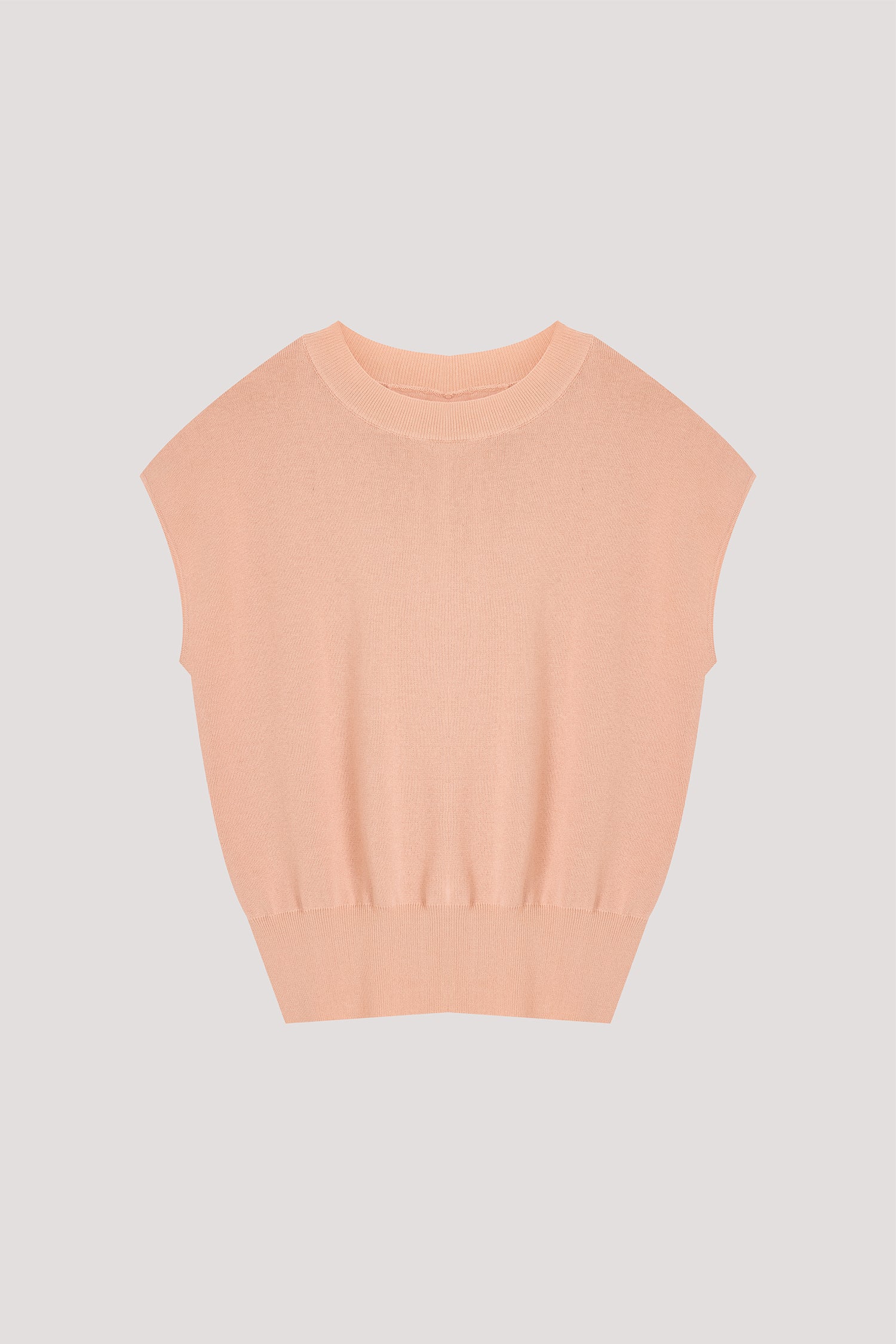 V-Slit Back Drape Knit