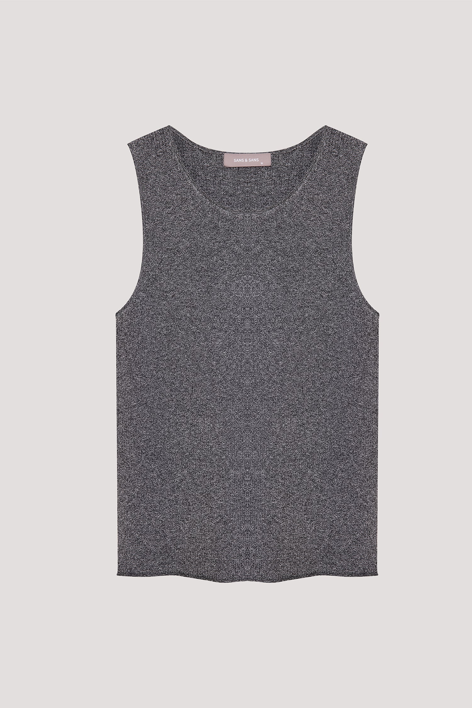 Fitted Round Neck Knit Top