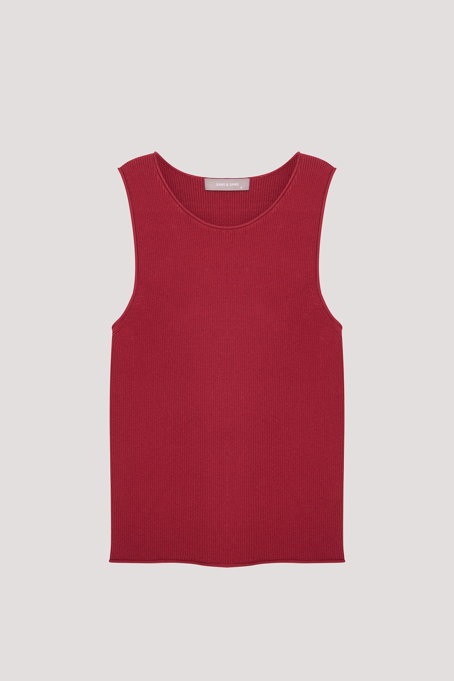 Fitted Round Neck Knit Top