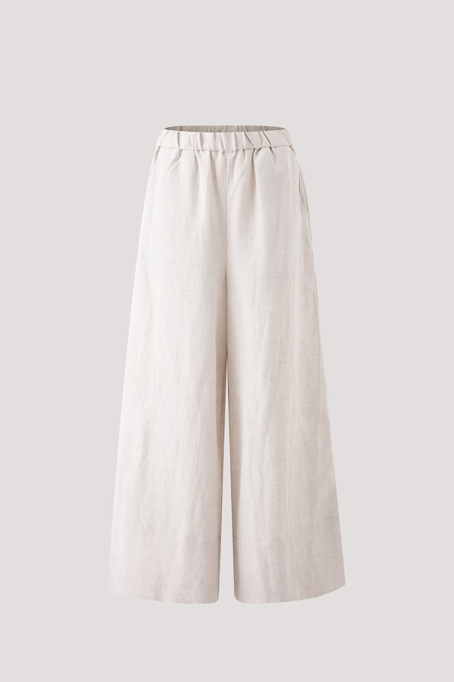 Elasticated Waist Linen Pants