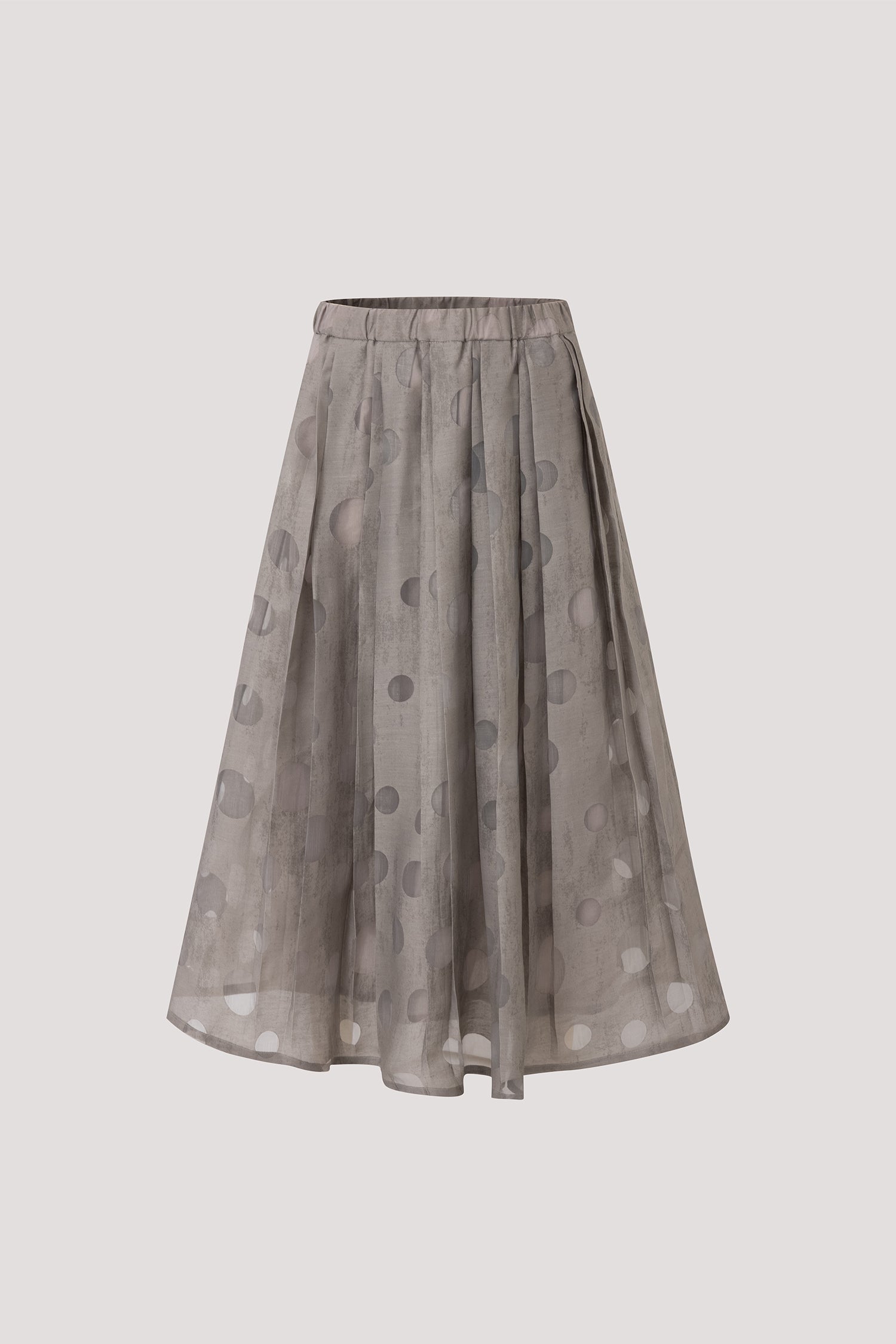 Polka Dot Textured Skirt