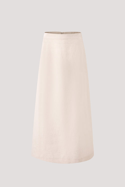 Linen Midi Skirt