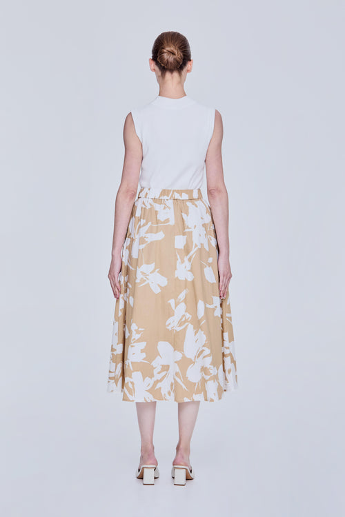 color:KHAKI FLORAL