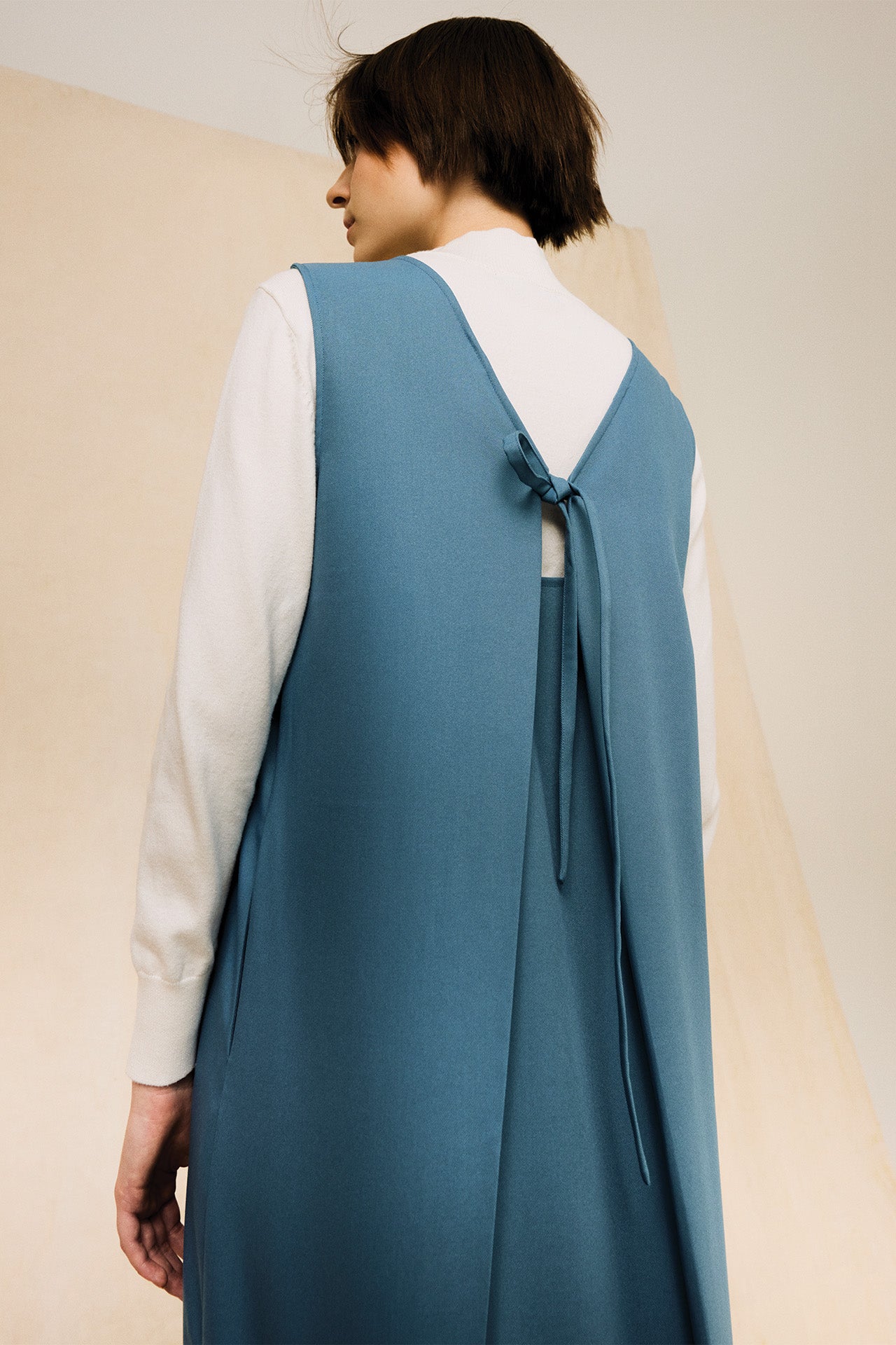 Tied Detail V-neck Dress