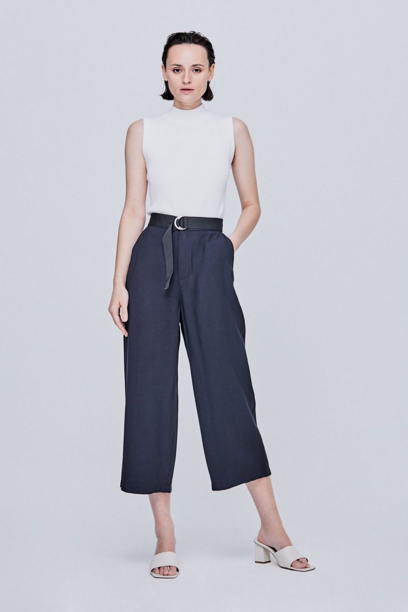 D-Ring Buckled Front Culottes - SANS & SANS (MALAYSIA)