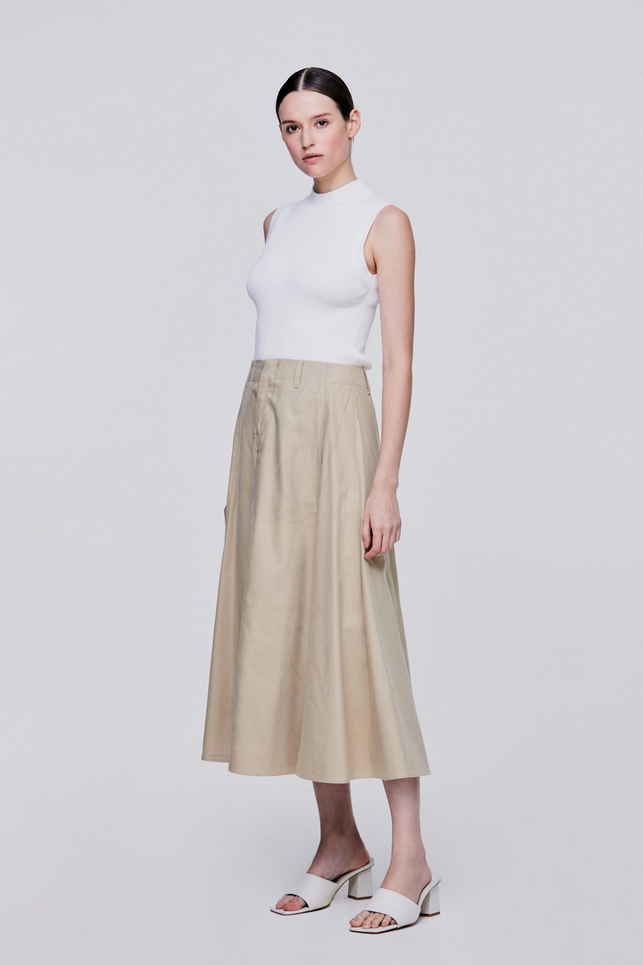 Paneled Flare Skirt - SANS & SANS (MALAYSIA)